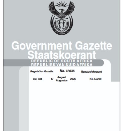 south Africa visa fees addendum